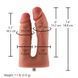 Двойной фаллоимитатор для секс-машин Hismith Silicone Double Penetrator Dildo, система KlicLok SX4008 фото 2