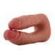 Двойной фаллоимитатор для секс-машин Hismith Silicone Double Penetrator Dildo, система KlicLok SX4008 фото 6