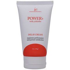 Потужний крем-пролонгатор Doc Johnson Power+with Yohimbe Delay Cream, екстракт Йохимбе, 56 г SX3466 фото