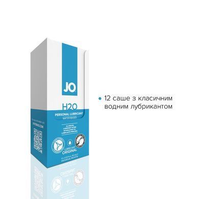 Набор лубрикантов Foil Display Box &ndash; JO H2O Lubricant &ndash; Original &ndash; 12 x 10ml SO6160 фото