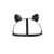 Маска кошечки Bijoux Indiscrets MAZE - Cat Ears Headpiece Black, экокожа SO2684 фото