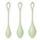 Набір йоні намистин Satisfyer Yoni Power 2 Light Green, диаметр 2-2,5-3см, вес 22-44-73гр SO5549 фото 2