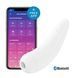 Вакуумний кліторальний стимулятор Satisfyer Curvy 2+ White з керуванням через інтернет SO3783 фото 1