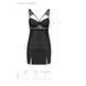 Бебі-дол з еко-шкіри та мережива Passion LOONA CHEMISE L/XL, black SO5358 фото 7