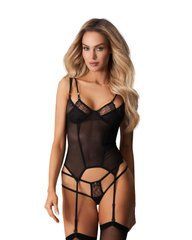 Корсет Obsessive Arrowel Black corset L/XL SX2580 фото