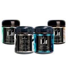 Набор массажных свечей LIT 4 piece Variety Pack Luxury Massage Candles (4 шт по 113 г) SX5151 фото