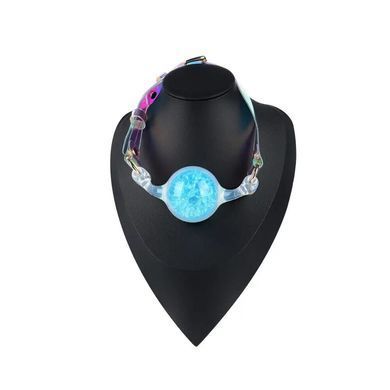 Кляп Liebe Seele Crystal Ball Gag - Blue (Large Ball) SX4851 фото