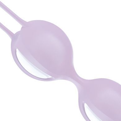 Вагинальные шарики Fun Factory SMARTBALLS DUO, сиренево-белые, 2 шт, диаметр 3,2 и 3,6 см SX0961 фото