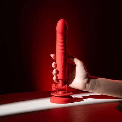 Смарт-мини секс-машина Lovense Mission 2 Vibrating suction cup dildo, 6500 вибраций/мин, Touch Sense SX1306 фото