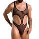 Мужское сетчатое боди Passion 040 Leon S/M Black, сетка, резинки SO7592 фото 1