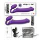 Безремневой страпон с вибрацией Strap-On-Me Vibrating Violet XL, диам. 4,5см, пульт ДУ, регулируемый SO3827 фото 6