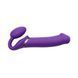 Безремневой страпон с вибрацией Strap-On-Me Vibrating Violet XL, диам. 4,5см, пульт ДУ, регулируемый SO3827 фото 4