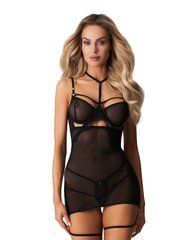 Бэби-долл Obsessive Arrowel Black chemise S/M SX2581 фото