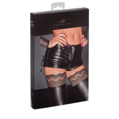 Шортики с мокрым эффектом Noir Handmade F138 Powerwetlook shorts, XL SX0026 фото