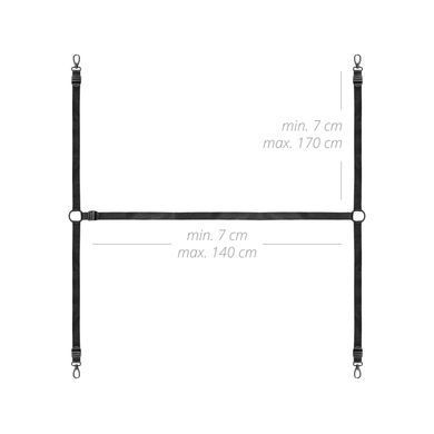 Фиксатор рук и ног для кровати Bedroom Fantasies Under the bed Restraint Set SO8810 фото