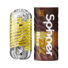 Мастурбатор Tenga Spinner DX 02 Bumps, с упругой стимулирующей спиралью внутри, среднее воздействие SX2734 фото