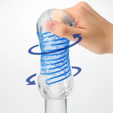 Мастурбатор Tenga Spinner DX 02 Bumps, з пружною стимулювальною спіраллю всередині, середній вплив SX2734 фото