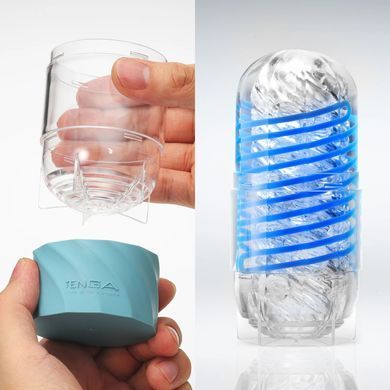 Мастурбатор Tenga Spinner DX 02 Bumps, з пружною стимулювальною спіраллю всередині, середній вплив SX2734 фото