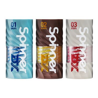 Мастурбатор Tenga Spinner DX 02 Bumps, з пружною стимулювальною спіраллю всередині, середній вплив SX2734 фото