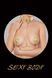 Пестис-сердечка з пензликами та чокером JSY Nipple Sticker RT236114 Golden SX3758 фото 4