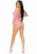 Сукня-сітка з сердечками Leg Avenue Heart net mini dress Pink, зав&rsquo;язки, відкриті плечі, one size SO7960 фото 6