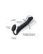 Безремінний страпон Strap-On-Me Black L, повністю регульований, діаметр 3,7 см SO2712 фото 5