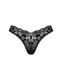 Мереживні стрінги Obsessive Donna Dream thong M/L Black, низька посадка SO8640 фото 2