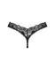 Мереживні стрінги Obsessive Donna Dream thong M/L Black, низька посадка SO8640 фото 3