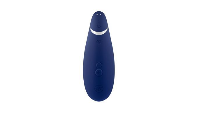 Вакуумний кліторальний стимулятор Womanizer Premium 2 - Blueberry, функції Autopilot та Smart Silenc SO8752 фото