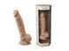 Фалоімітатор SilexD Vetus Flesh (MODEL 1 size 8in), двошаровий, силікон + Silexpan, діаметр 4,2см SO3115 фото 10