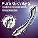 Металевий дилдо Satisfyer Pure Gravity 2, двосторонній, можна нагрівати й охолоджувати, дуже важкий SX3254 фото 6