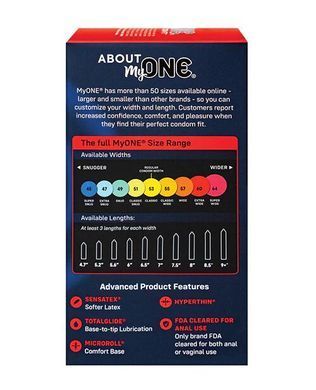 Презервативы MyONE Super Wide 10 шт, картонная коробка SX1254 фото
