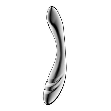 Металевий дилдо Satisfyer Pure Gravity 3, двосторонній, можна нагрівати й охолоджувати, дуже важкий SX3255 фото