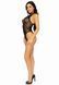 Leg Avenue Net and lace halter bodysuit OS Black SO7898 фото 10