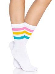 Носки женские в полоску Leg Avenue Pride crew socks Pansexual, 37&ndash;43 размер SO8585 фото