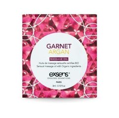 Пробник масажної олії EXSENS Garnet Argan 3мл