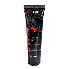 Лубрикант на водной основе Orgie Lube Tube Strawberry, 100 мл, со вкусом и ароматом клубники SX1525 фото