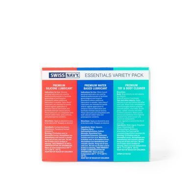 Набір Swiss Navy Essentials Variety Pack 3 х 30 мл SX1362 фото