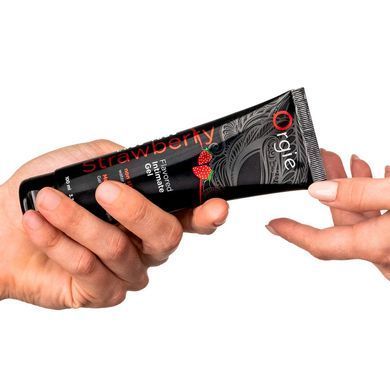 Лубрикант на водной основе Orgie Lube Tube Strawberry, 100 мл, со вкусом и ароматом клубники SX1525 фото