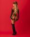 Украшение на тело Obsessive Lustique Black harness bra S/M/L SX3112 фото 8
