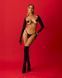Украшение на тело Obsessive Lustique Black harness bra S/M/L SX3112 фото 6