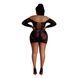 Платье-бодистокинг Moonlight Plus Model 07 XL-XXXL Black, длинный рукав SO8198 фото 2