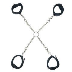 Хрестовина Punishment - Hog-Tie - Black SX2226 фото