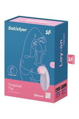 Смарт-вибратор для клитора Satisfyer Tropical Tip Light Lilac SO7141 фото