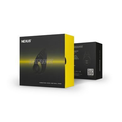 Эрекционное виброкольцо Nexus Enhance Vibrating Cock and Ball Ring, двойное SO6639 фото