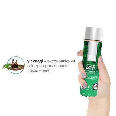 Смазка на водной основе System JO H2O &mdash; Cool Mint (120 мл) без сахара, растительный глицерин SO1775 фото