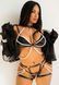 Комплект с жемчугом Leg Avenue Halter Harness M, нижний пояс-харнесс SX1724 фото 8