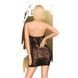 Мінісукня Penthouse Cautious Cat S/L Black, мереживо, вставка в зоні декольте, виріз на спині SO6453 фото 2
