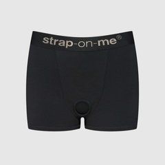 Шорты с фиксацией дилдо Strap-On-Me Harness Lingerie Allure -S - Black SX3511 фото