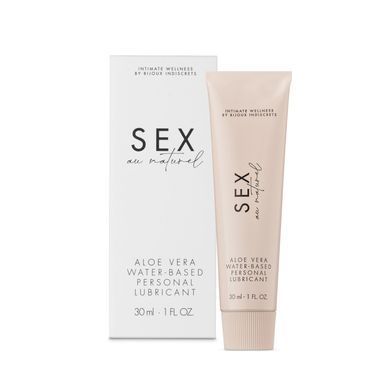 Лубрикант із доглядом на водній основі Bijoux Indiscrets Sex au Naturel &ndash; Aloe Vera SO5897 фото